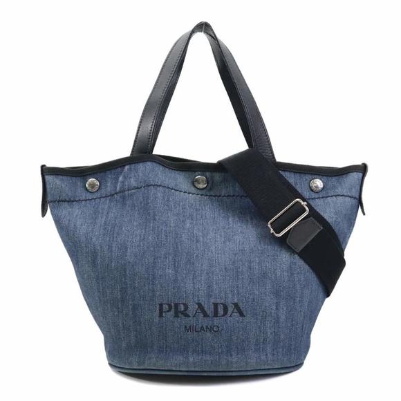 PRADA Black Leather Shoulder Bag - Picture 1 of 5